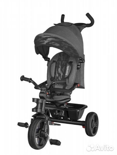 Велосипед детский трёхколёсный с ручкой