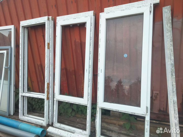 Окна,двери пластиковые бу
