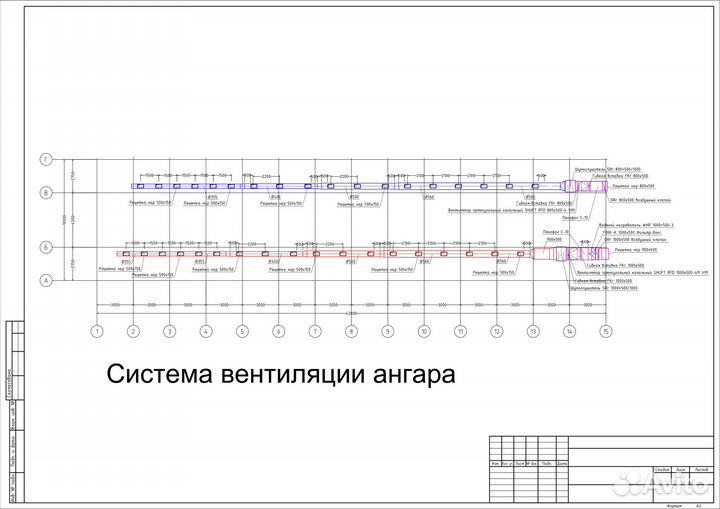 Проект вентиляции и кондиционирования, ов, овик