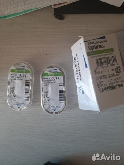Линзы контактные optima