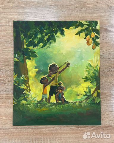 Интерьерная картина в детскую - Обезьянки