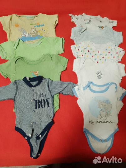 Одежда для мальчика пакетом 0-3 месяца