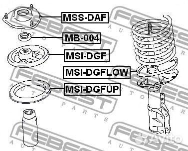 Подшипник опоры переднего амортизатора