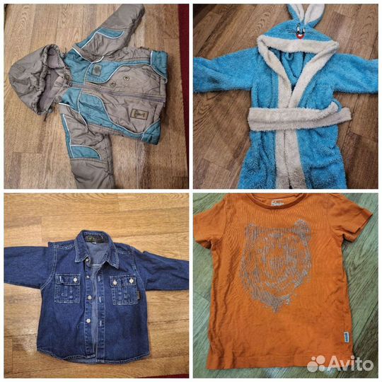 Одежда для мальчика, возраст 2-5 лет, пакетом