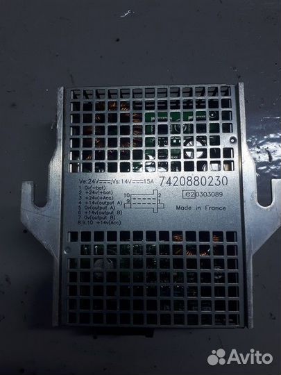 Преобразователь напряжения renault trucks Premium