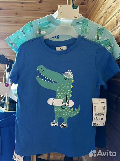 Набор из 2-х комплектов C&A 104 футболка и шорты