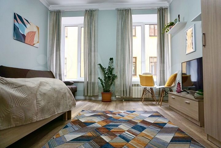 2-к. квартира, 47,8 м², 2/6 эт.