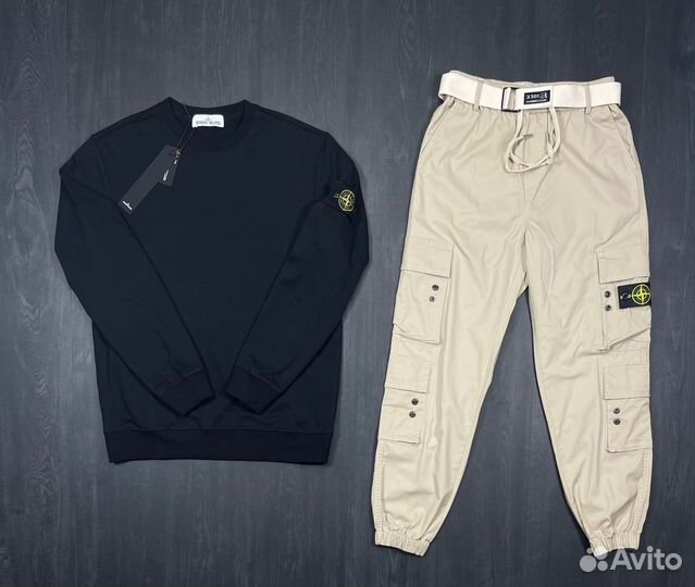 Костюм свитшот и джогеры Stone Island
