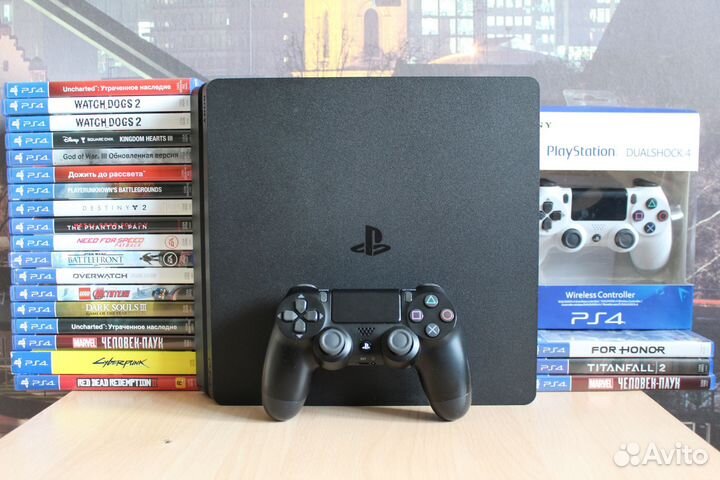Sony playstation 4 slim 1TB+ игры