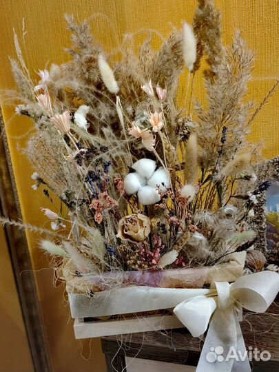 Цветочная композиция Сухоцветов