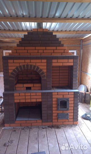 Печи, барбекю, камины