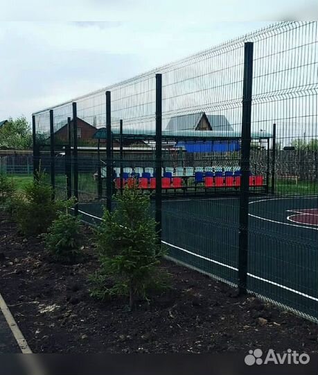 Сетка для забора 3d