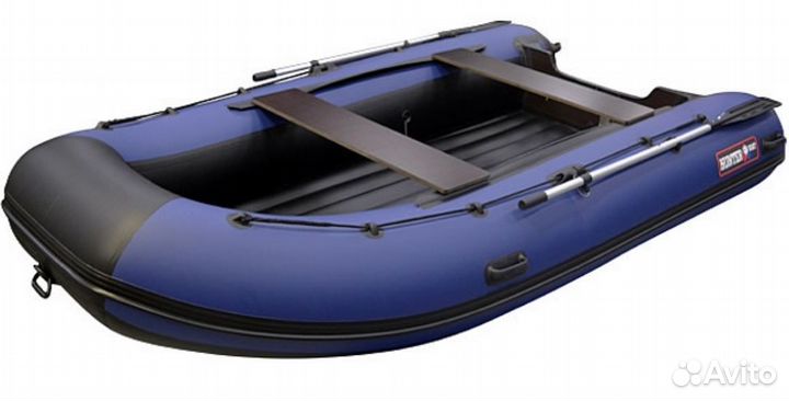 Лодка пвх Хантер 360 А сине-черная