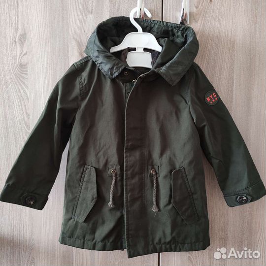 Парка для мальчика, 2в1, 98