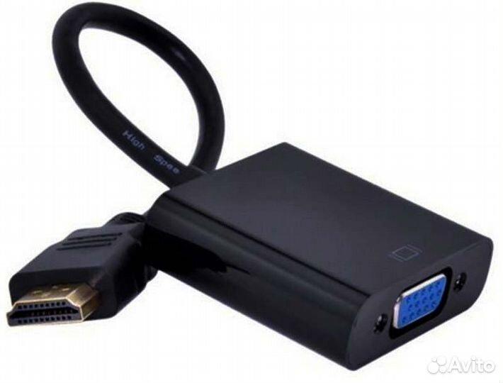 Переходник hdmi на VGA (с аудио разъемом 3,5)