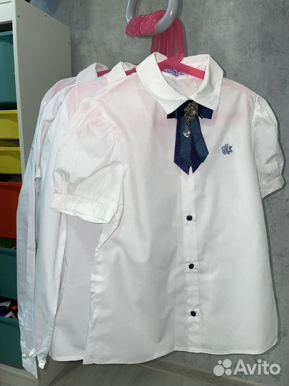 Школьные рубашки для девочки 146-152-158
