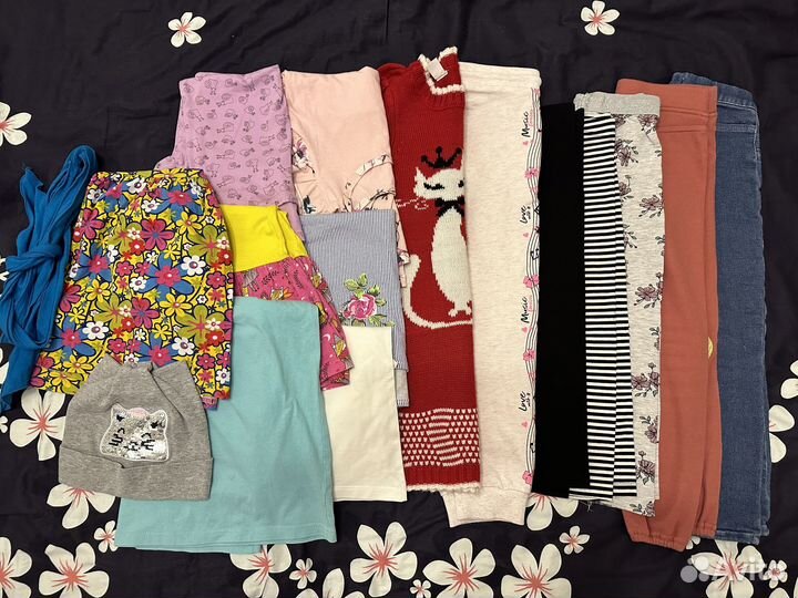 Вещи пакетом для девочки 110-116