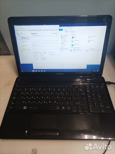 Ноутбук Toshiba Amd athlon/6gb/SSD(240) +HDD(1000)