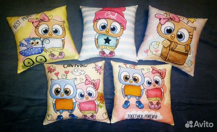 Подушка декоративная совы