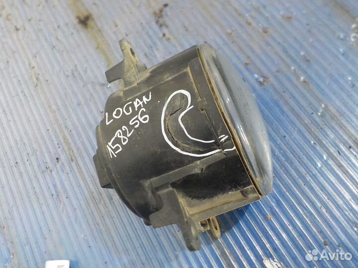 Туманка передняя renault logan