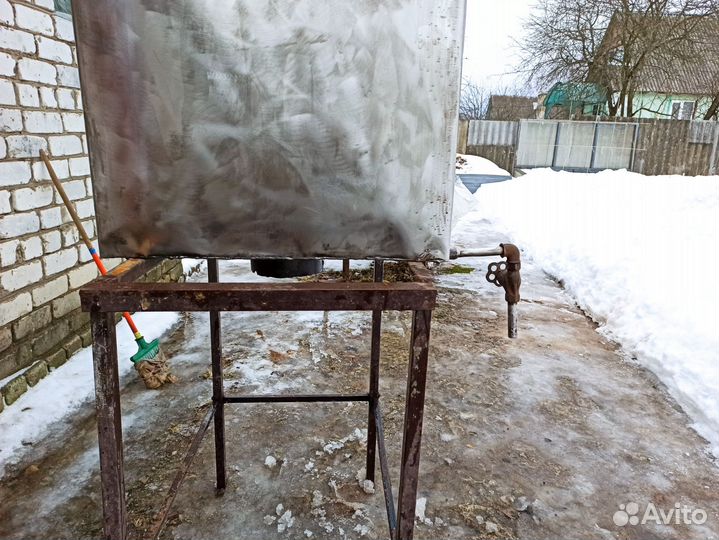 Бак для воды из нержавейки в баню