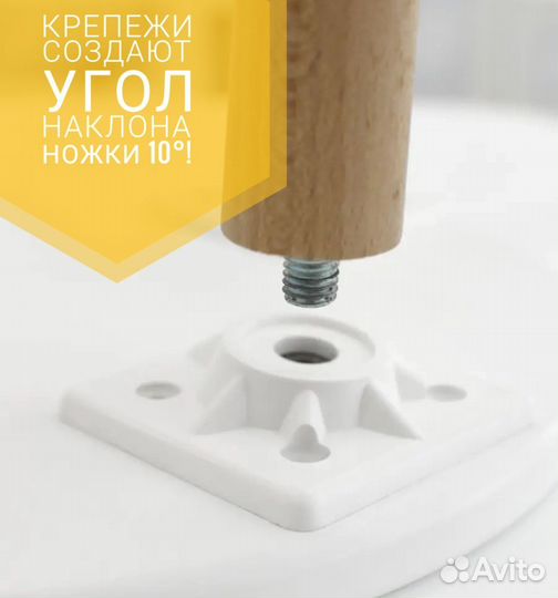 Крепежи для мебельных ножек М10