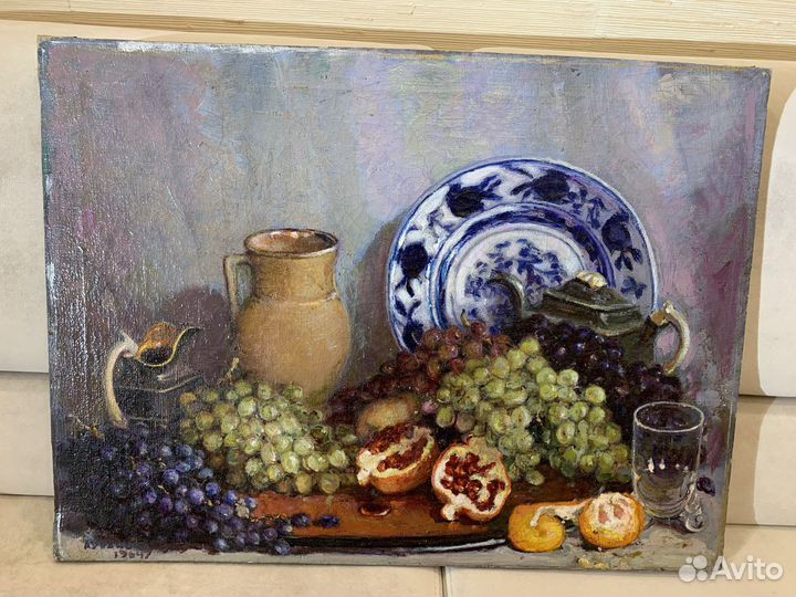 Картина «Гранаты и виноград» 1964 г., Уханова А.В