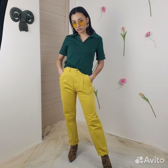 Топ-поло в рубчик