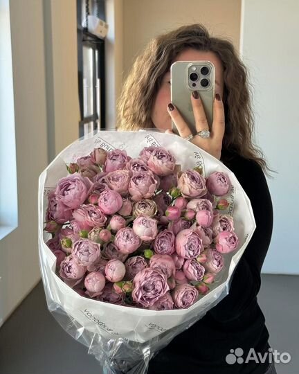 Кустовые розы (Сборный Букет) 40-70 см