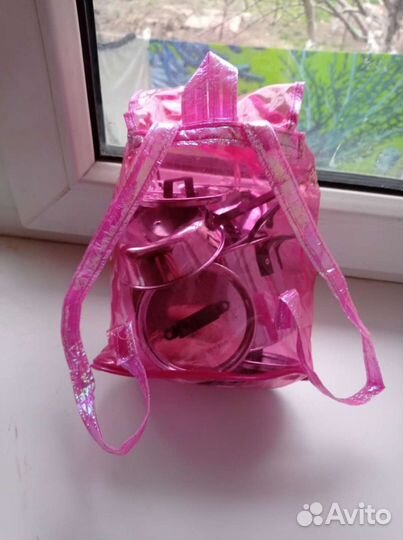 Детская посуда в рюкзачке