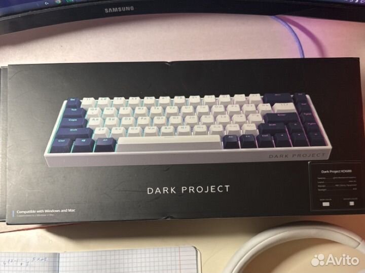 Клавиатура dark project kd68b