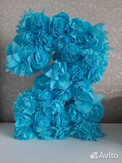 Объемная цифра 2