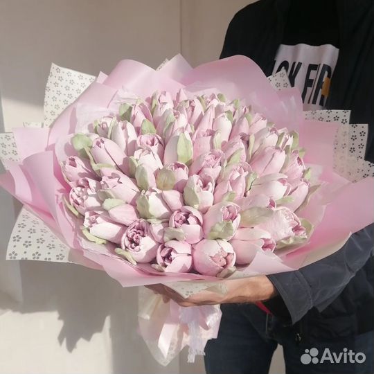 Съедобные зефирные букеты ручной работы