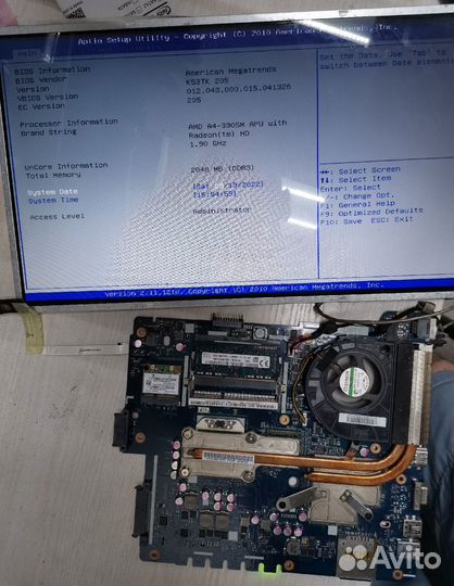 Материнская плата asus K53T X53U la-7552p qbl60