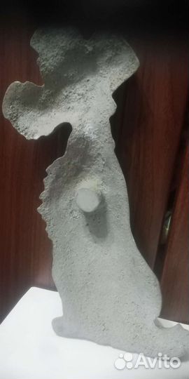 Панно собака. Металл