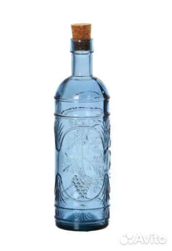 Декоративная стеклянная бутыль для масла, уксуса