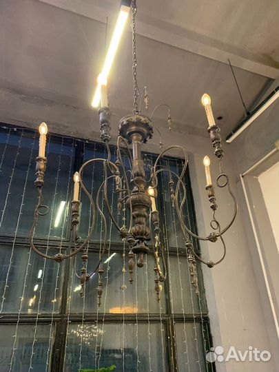 Люстра винтажная quorum 6206-9-39