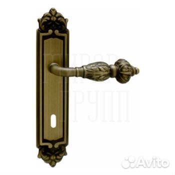 Дв. Ручк. на пл. Melodia 230/229 Gemini мат. брон