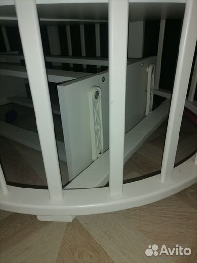 Детская кроватка трансформер круглая