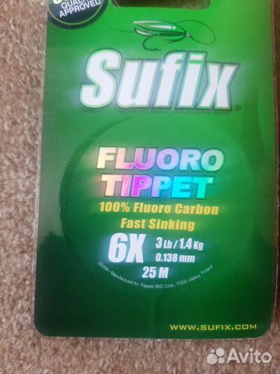 Леска Fluoro Tippet прозр