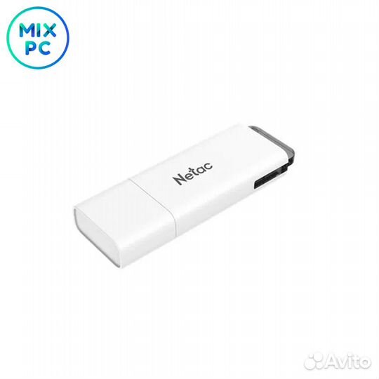Флеш диск 32GB Netac U185 USB 2.0 White