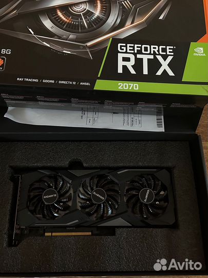 Видеокарта gigabyte rtx 2070
