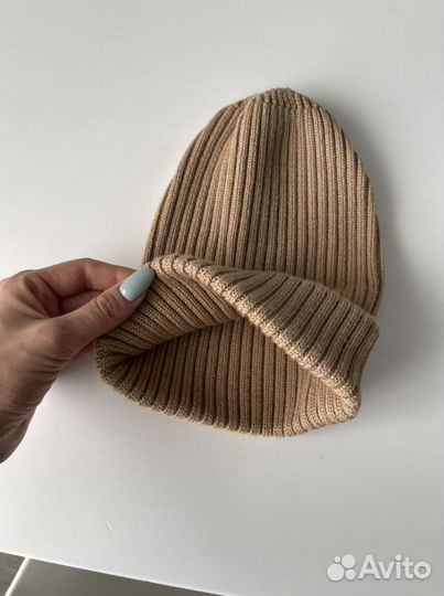 Шапка тыковка из шерсти мериноса