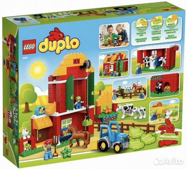 Lego Duplo Поезд. Аэропорт. Большая ферма