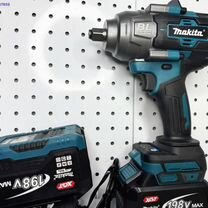 Гайковерт Makita 1000Нм c двумя усиленными АКБ