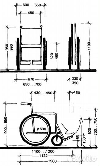 Инвалидная коляска новая