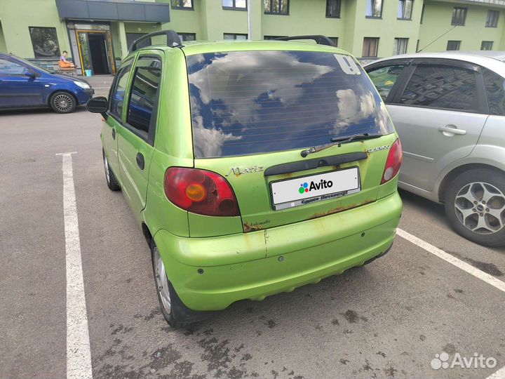 Daewoo Matiz 0.8 AT, 2007, 124 831 км