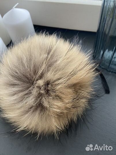 Помпон из натурального меха