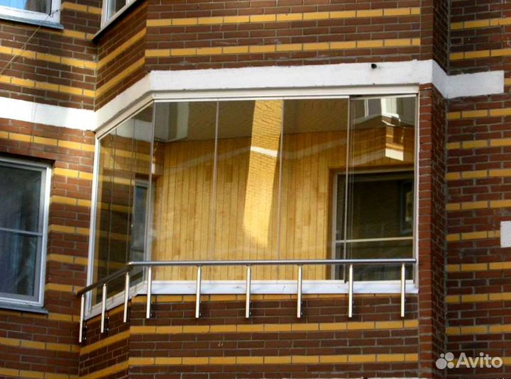 Безрамное остекление