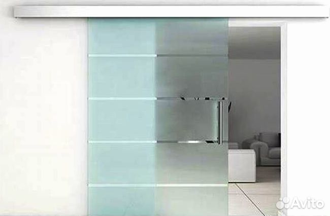 Стеклянная дверь